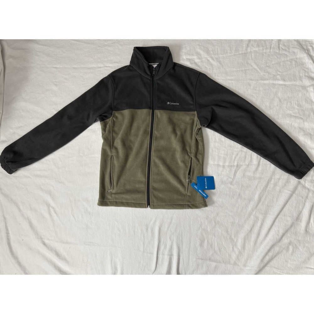 NEW Columbia Mount Grant Fleece Full Zip Jacket Men's Size Small Multicolor - Picture 2 of 10